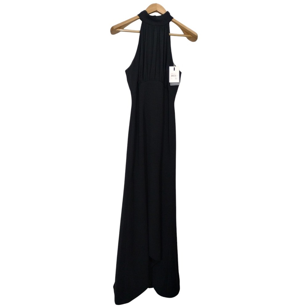 C/MEO Collective‎ Women's Willing Halter Hi-Low Fit & Flare Gown Evening